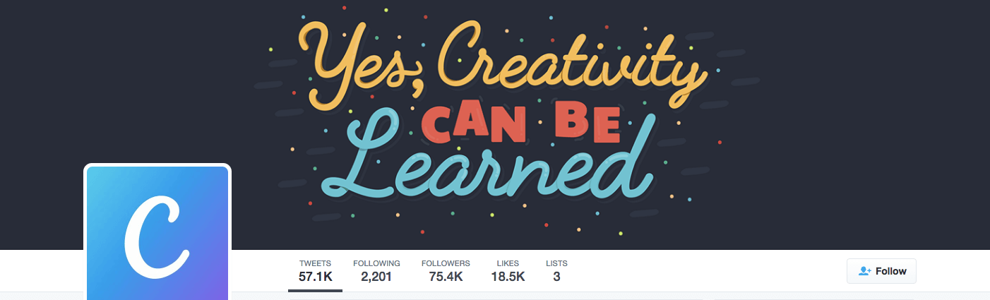 canva twitter cover image