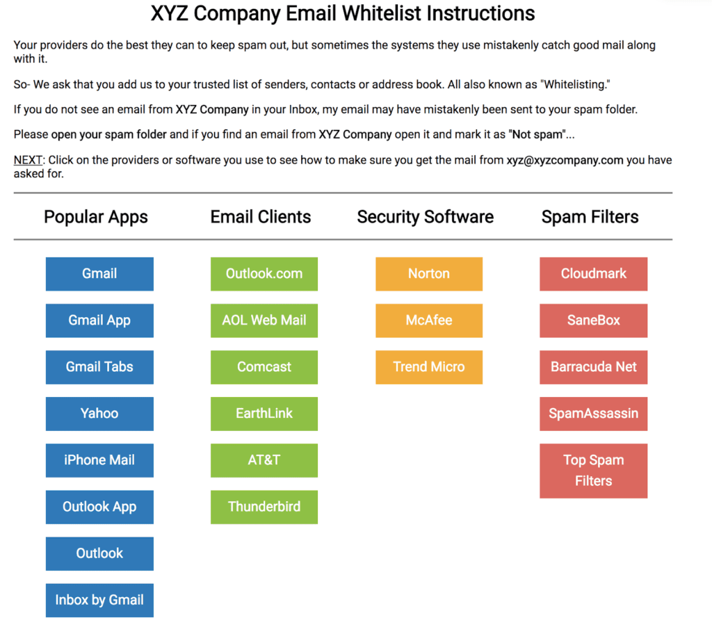 Whitelist